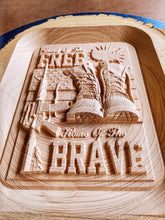 Load image into Gallery viewer, Land Of The Free / Home Of The Brave Fir Round