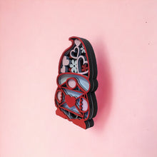 Load image into Gallery viewer, Valentine Gnomes, 5 layer mandala style gnome