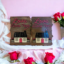 Load image into Gallery viewer, Love Lives Here hanging sign