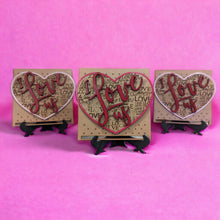 Load image into Gallery viewer, "I Love Us" sign with stand