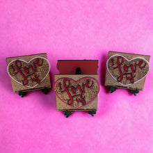 Load image into Gallery viewer, "I Love Us" sign with stand