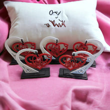 Load image into Gallery viewer, Hanging Heart with Stand, Valentines Gift, Love