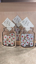 Load image into Gallery viewer, "PS I Love You" see through acrylic jar with insertable little love notes