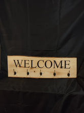 Load image into Gallery viewer, 36" Live Edge Welcome Coat rack