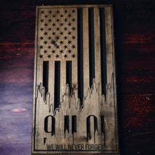 Load image into Gallery viewer, 9-11-01 Commemorative Flag &quot;We Will Never Forget&quot;
