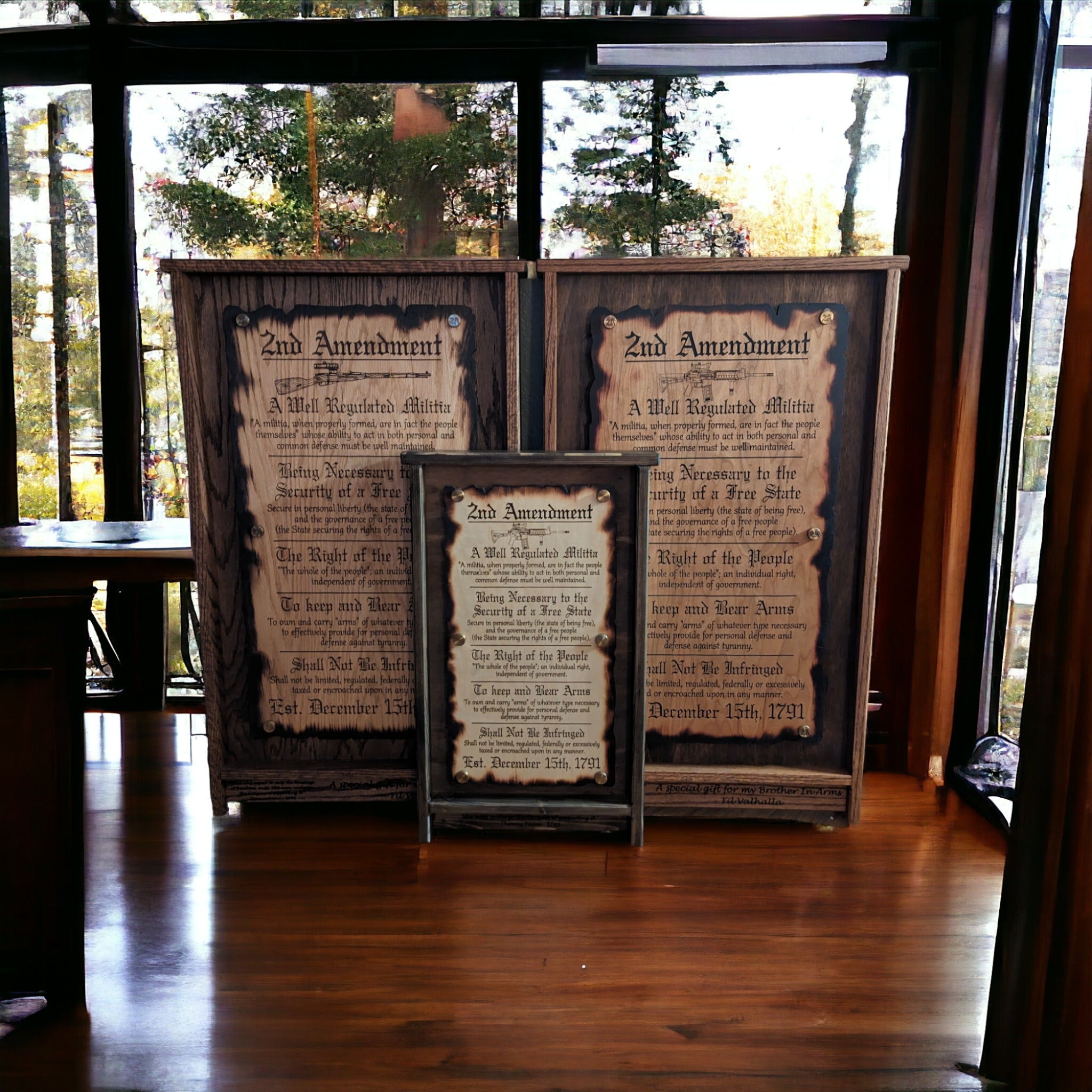 2nd Amendment Display. – Dog Wood Workz